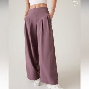 NWT Athleta Brooklyn Heights Wide Leg Pant